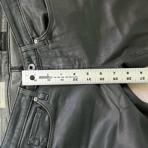 AG ADRIANO GOLDSCHMIED Legging Ankle Super Skinny Leatherette Jean Size 24R New - Picture 15 of 16